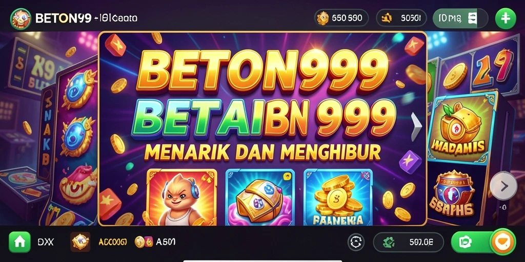 Tampilan indah dari permainan Slot BETON999 saat dimainkan.