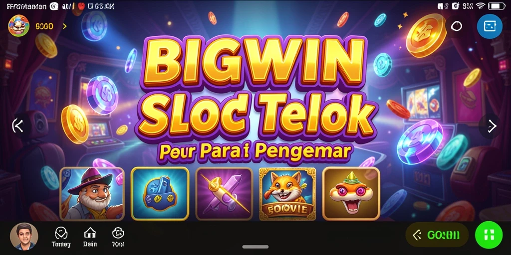 Tampilan gameplay BIGWIN dengan mesin Slot yang menarik dan fitur bonus yang menggembirakan.