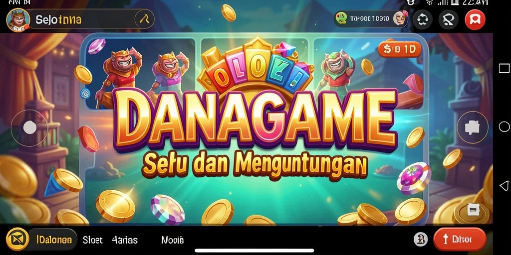 Tampilan seru gameplay slot di DANAGAME.