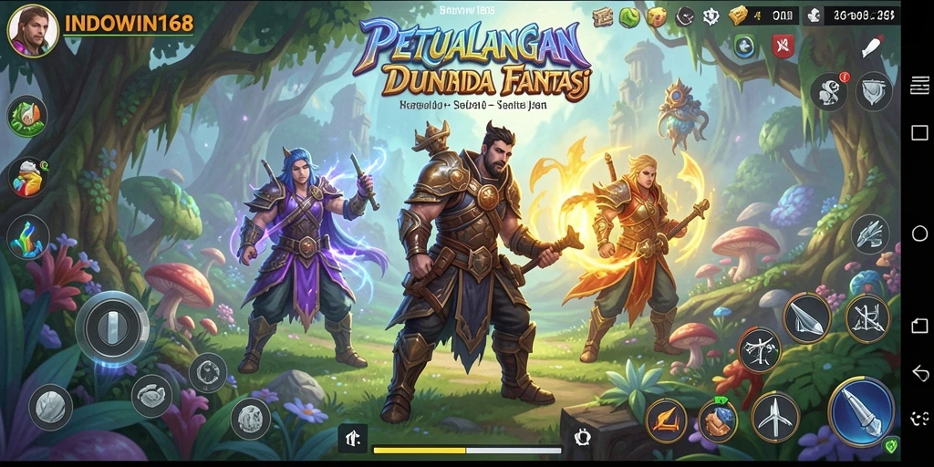 Gameplay menarik INDOWIN168 yang menampilkan aksi petualangan seru.