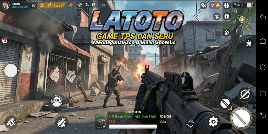Tampilan gameplay LATOTO yang seru dan menegangkan.
