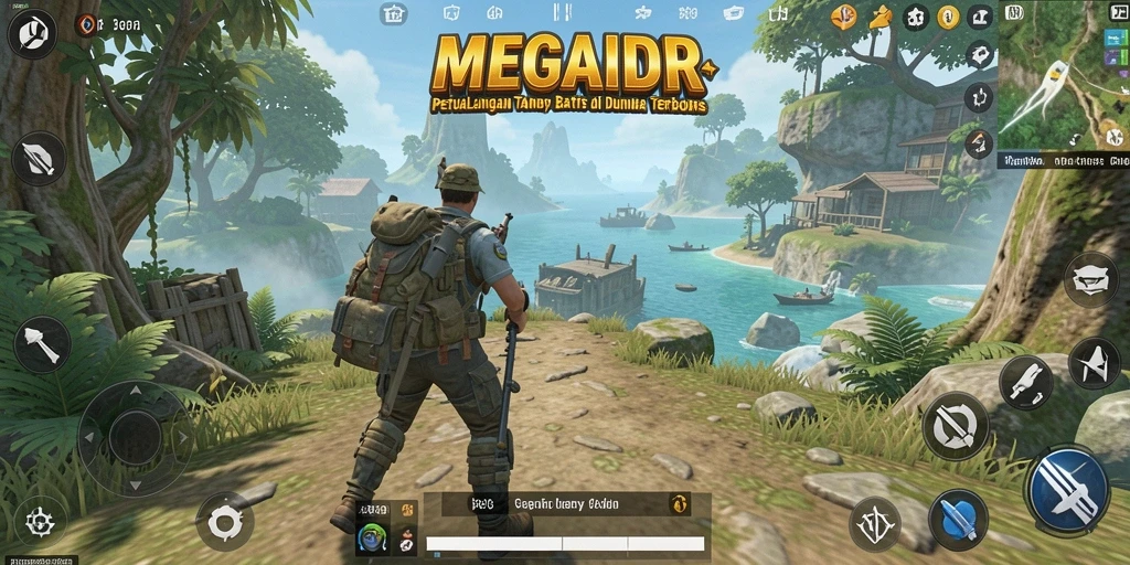 Gameplay MEGAIDR memperlihatkan petualangan seru dalam dunia terbuka.
