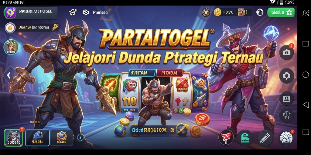 Tampilan strategi dan peperangan di PARTAITOGEL.