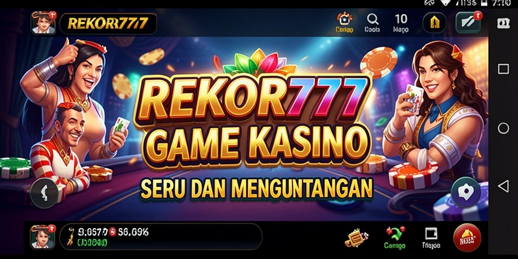 Screenshot gameplay Kasino REKOR777 yang menampilkan keseruan permainan.