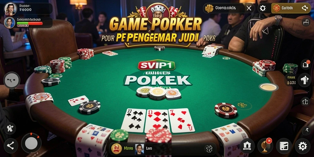 Tampilan gameplay menarik dari aplikasi Poker SVIP1.