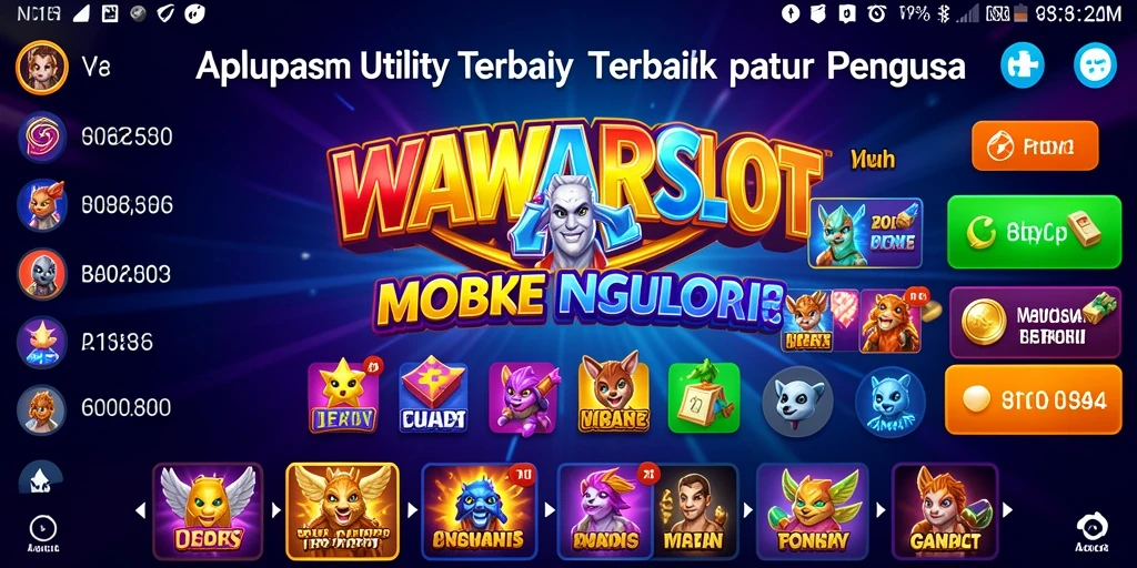 Tampilan antarmuka WAWARSLOT yang menarik dan intuitif.