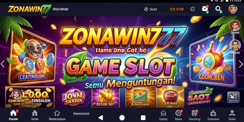 Tampilan menarik dari gameplay ZONAWIN777 dengan berbagai fitur slot.